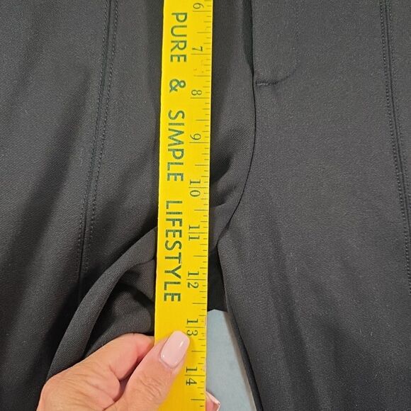 Gap High Rise Legging Pants Career Pants Size 12 Black Front Seam Ponte Knit NWT - Picture 8 of 13